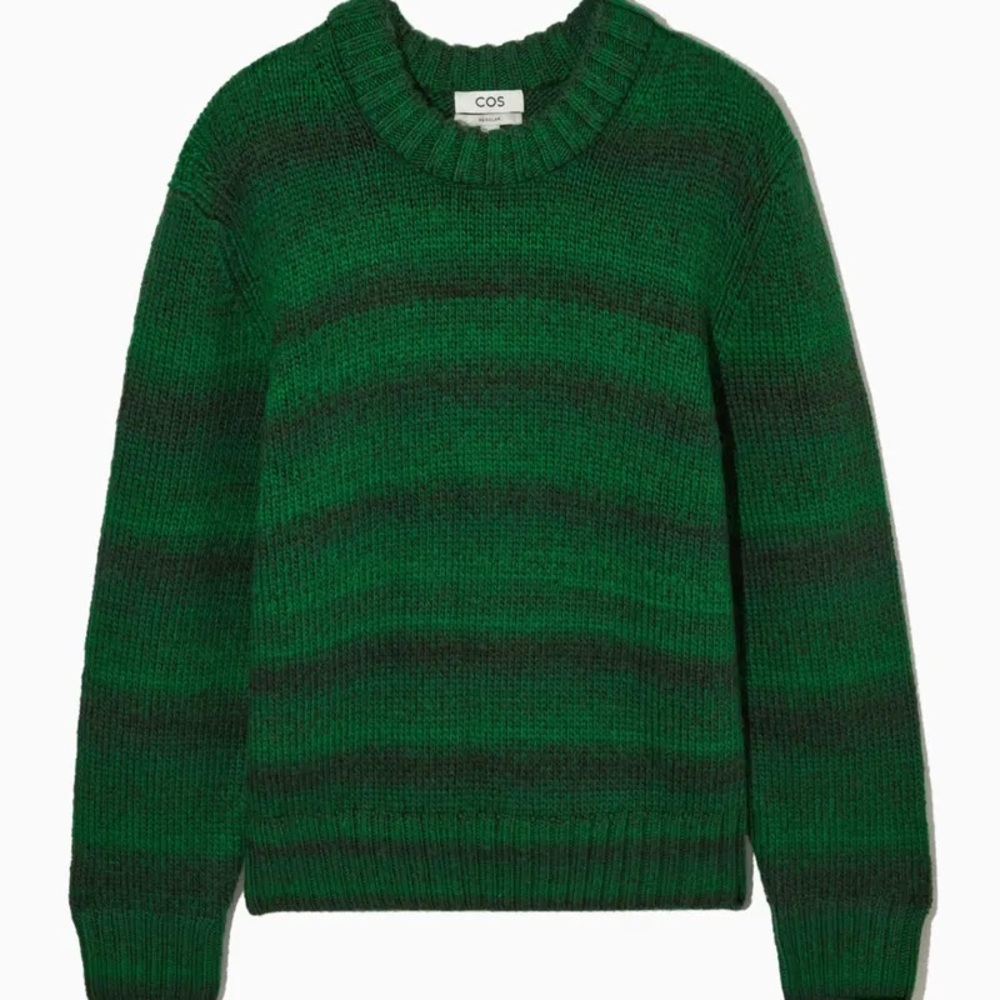 COS Green Wool Sweater